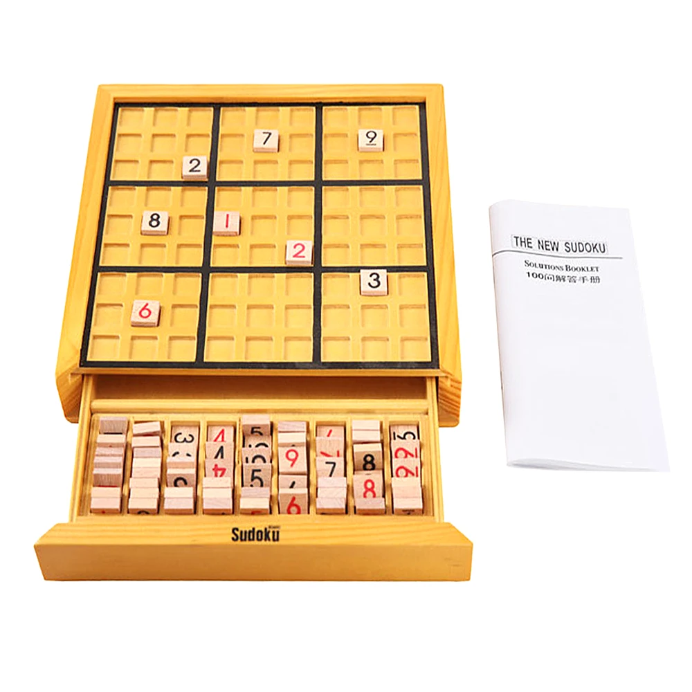 Деревянная настольная игра Sudoku с ящиком деревянная игра-головоломка Sudoku набор математических пазлов для мозга настольные игрушки
Деревянная настольная игра Sudoku с ящиком деревянная игра-головоломка Sudoku набор математических пазлов для мозга настольные игрушки