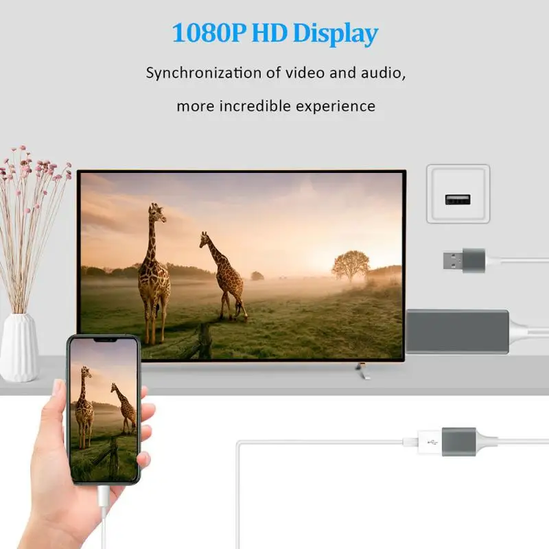 Кабель-переходник usb-c/Micro USB для IPhone IPad телевизора проектора | Электроника