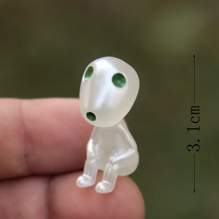 5Pcs/set Kawaii Luminous Tree Elves Toy Miyazaki Kodama gardening potted Fluorescent PVC figure Elf Fairy ( Randam Style ) | Дом и сад