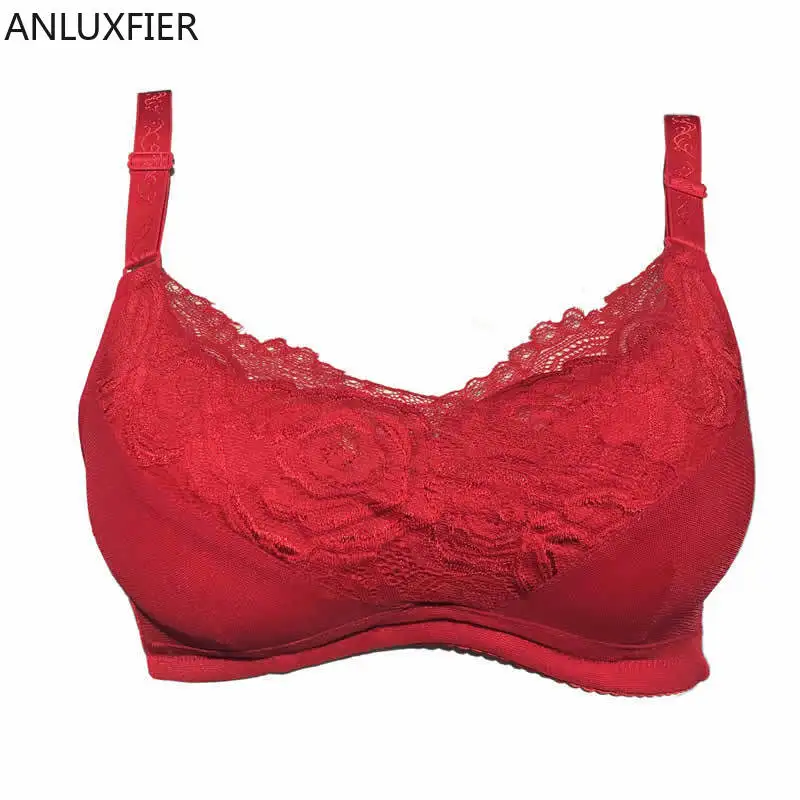 X9031 Silicone Breast Bra Mastectomy Bra Red Lace Pocket Bra 95C for Fake Breast Forms Prosthesis Cancer Lingerie Plus Size
X9031 Silicone Breast Bra Mastectomy Bra Red Lace Pocket Bra 95C for Fake Breast Forms Prosthesis Cancer Lingerie Plus Size