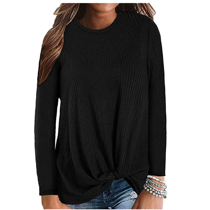Women Autumn 2019 New Sweater Casual Loose Solid O-Neck Long Sleeve Tops Female Fashion Splice Irregular Knitted Top Black Blue
Women Autumn 2019 New Sweater Casual Loose Solid O-Neck Long Sleeve Tops Female Fashion Splice Irregular Knitted Top Black Blue