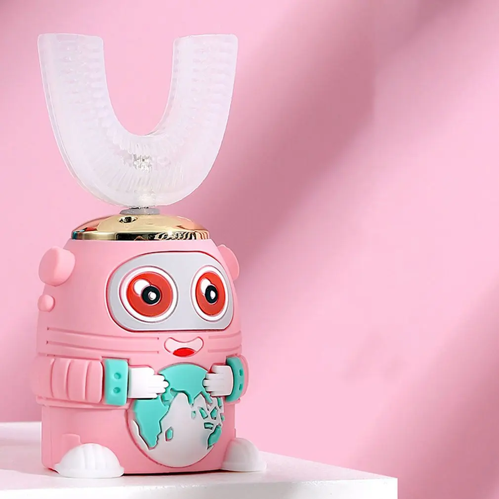 U-shaped Children's Electric Toothbrush Waterproof And Durable Rechargeable Silicone Children's Toothbrush
U-shaped Children's Electric Toothbrush Waterproof And Durable Rechargeable Silicone Children's Toothbrush