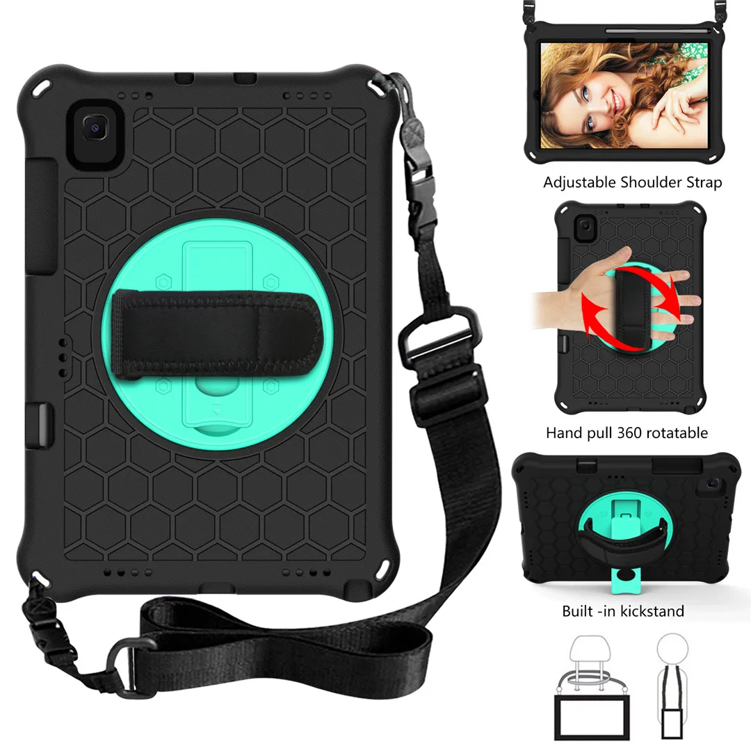 Case For Samsung Galaxy Tab S6 10.5 inch 2019 SM-T860/SM-T865 with Pencil Holder Silicone Cover Hand Strap & Shoulder Strap
Case For Samsung Galaxy Tab S6 10.5 inch 2019 SM-T860/SM-T865 with Pencil Holder Silicone Cover Hand Strap & Shoulder Strap
