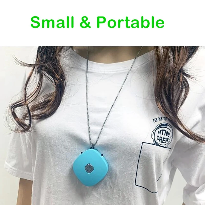 2Pcs Personal Air Purifier Necklace Wearable,Air Freshner Ionizer Negative Ion Generator Low Noise Blue & Random Color
2Pcs Personal Air Purifier Necklace Wearable,Air Freshner Ionizer Negative Ion Generator Low Noise Blue & Random Color