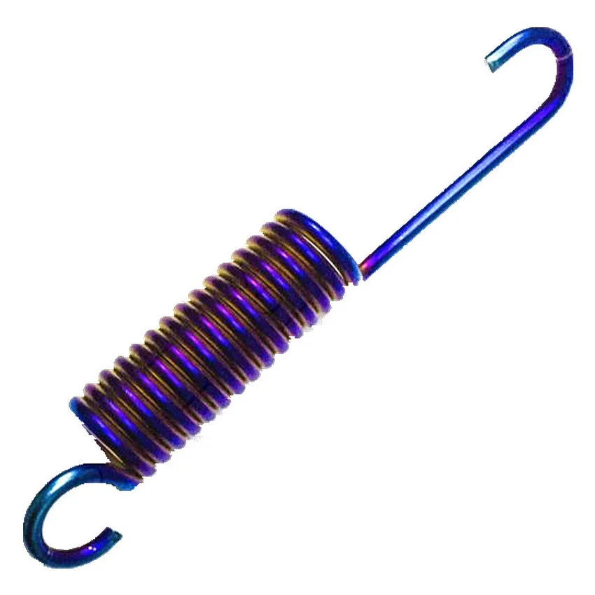 for Motorcycle Titanium Brace Spring Modified Modification Burned Blue Color 100 115mm Spring Titanium Screws Ti Fastener 1 pcs
for Motorcycle Titanium Brace Spring Modified Modification Burned Blue Color 100 115mm Spring Titanium Screws Ti Fastener 1 pcs