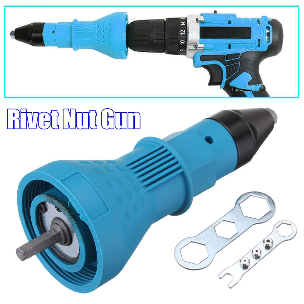 WAERTA Electric Rivet Nut Gun Riveting Tool Cordless Riveting Drill Adaptor Insert Nut Tool Riveting Drill Adapter 2.4mm-4.8mm
WAERTA Electric Rivet Nut Gun Riveting Tool Cordless Riveting Drill Adaptor Insert Nut Tool Riveting Drill Adapter 2.4mm-4.8mm