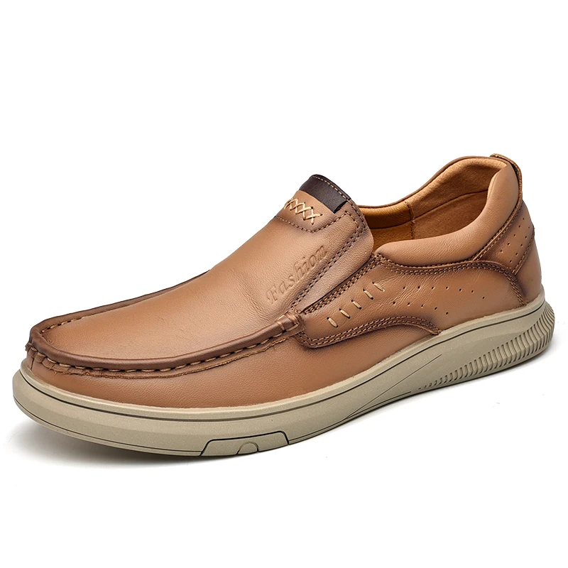 Man Leather Shoes 2020 Autumn Men's Shoe Genuine Leather Loafers Male Derby Footwear Casual Leisuer Flats New Arrival
Man Leather Shoes 2020 Autumn Men's Shoe Genuine Leather Loafers Male Derby Footwear Casual Leisuer Flats New Arrival