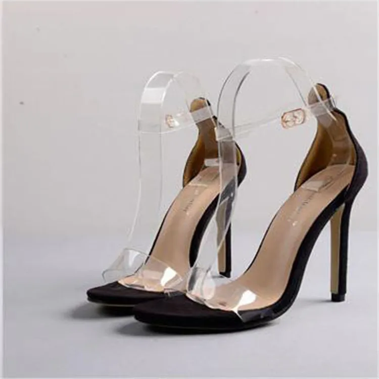 Season 2020 simple transparent sandals with thin heels
Season 2020 simple transparent sandals with thin heels