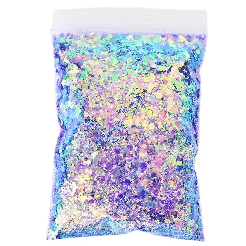 500g Nail Art Holographic Mixed size Chunky Nail Glitters Hexagon Shape Sparkly Manicure Decorations Polish Manicure Flakes #86
500g Nail Art Holographic Mixed size Chunky Nail Glitters Hexagon Shape Sparkly Manicure Decorations Polish Manicure Flakes #86