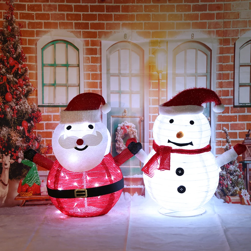 Christmas Snowman Foldable Lantern with 40 LED Waterproof Outdoors Garden Lawn Lamp Festivel Xmas Tree Hanging Decoration Lights
Christmas Snowman Foldable Lantern with 40 LED Waterproof Outdoors Garden Lawn Lamp Festivel Xmas Tree Hanging Decoration Lights