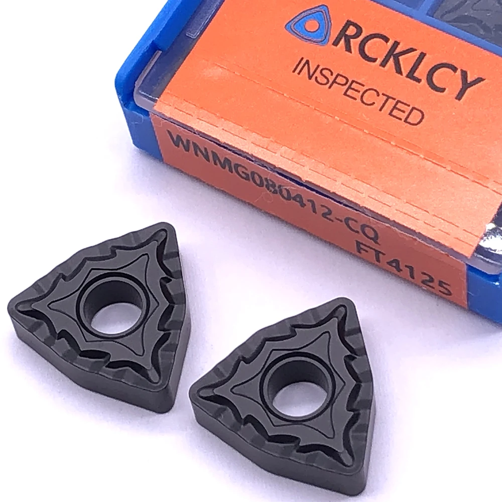 10pcs RCKLCY WNMG080412 CQ FT4125 Carbide Inserts CNC Lathe Cutter Turning Tools Tungsten Insert Machining steel
10pcs RCKLCY WNMG080412 CQ FT4125 Carbide Inserts CNC Lathe Cutter Turning Tools Tungsten Insert Machining steel