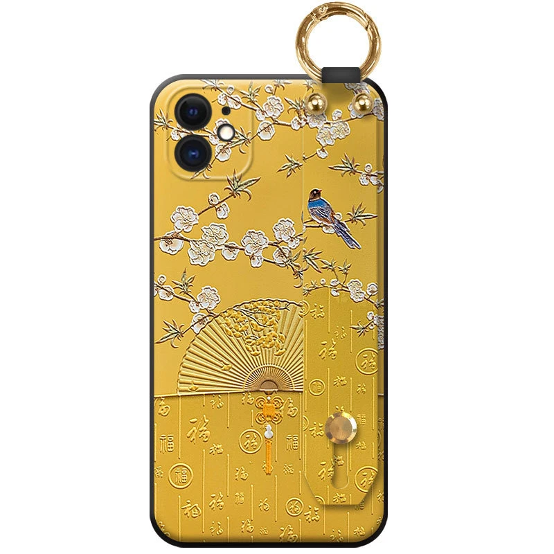 Элегантный 3D тисненый чехол для телефона iPhone X XS XR 11 12 13 Pro MAX 7 8 Plus мягкая задняя