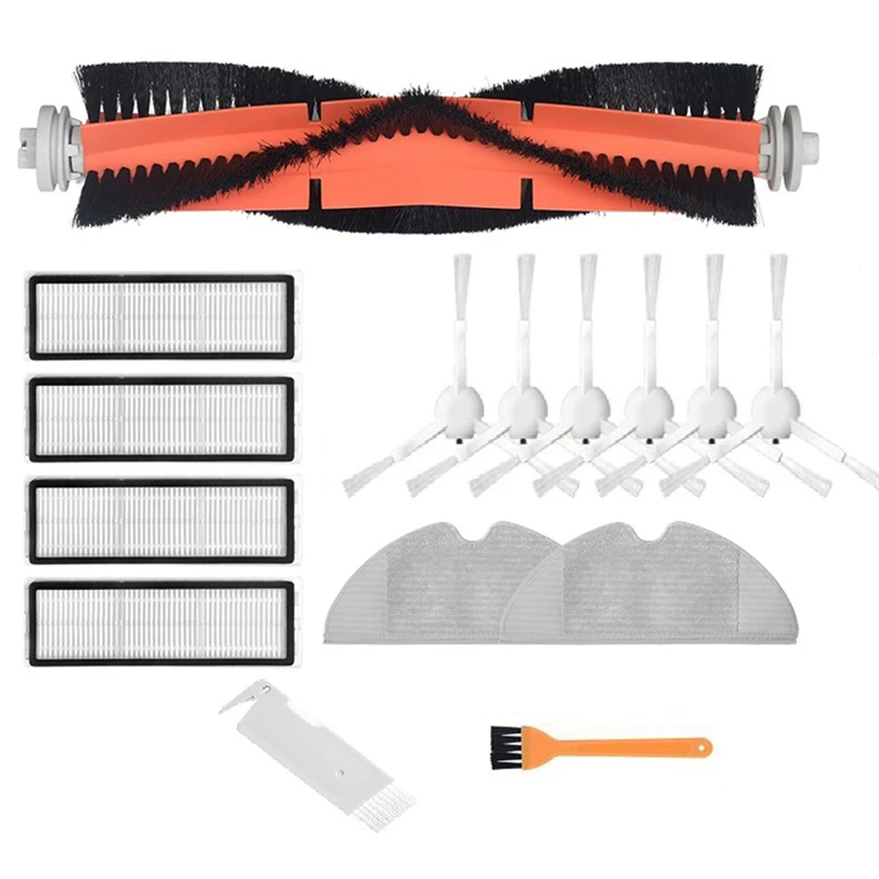 15 Pcs For Dreame Bot L10 Pro Robotic Vacuum Cleaner Parts Kits Detachable Main Brush Side Brush Filters Mop Rag
15 Pcs For Dreame Bot L10 Pro Robotic Vacuum Cleaner Parts Kits Detachable Main Brush Side Brush Filters Mop Rag