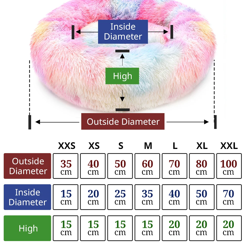 Round Cat Bed Warm Sleeping Cat Nest Soft Long Plush For Dogs Basket Pet Products Cushion Cat Pet Bed Mat Cat House Animals Sofa
Round Cat Bed Warm Sleeping Cat Nest Soft Long Plush For Dogs Basket Pet Products Cushion Cat Pet Bed Mat Cat House Animals Sofa