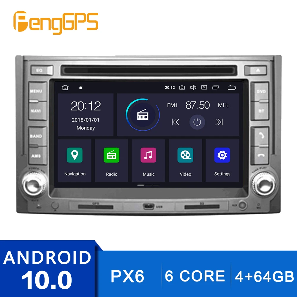 Android 10,0 сенсорный экран для Hyundai H1 Grand Royale I800 2007 + CD DVD-плеер GPS-навигация мультимедиа головное устройство радио Carplay
Android 10,0 сенсорный экран для Hyundai H1 Grand Royale I800 2007 + CD DVD-плеер GPS-навигация мультимедиа головное устройство радио Carplay