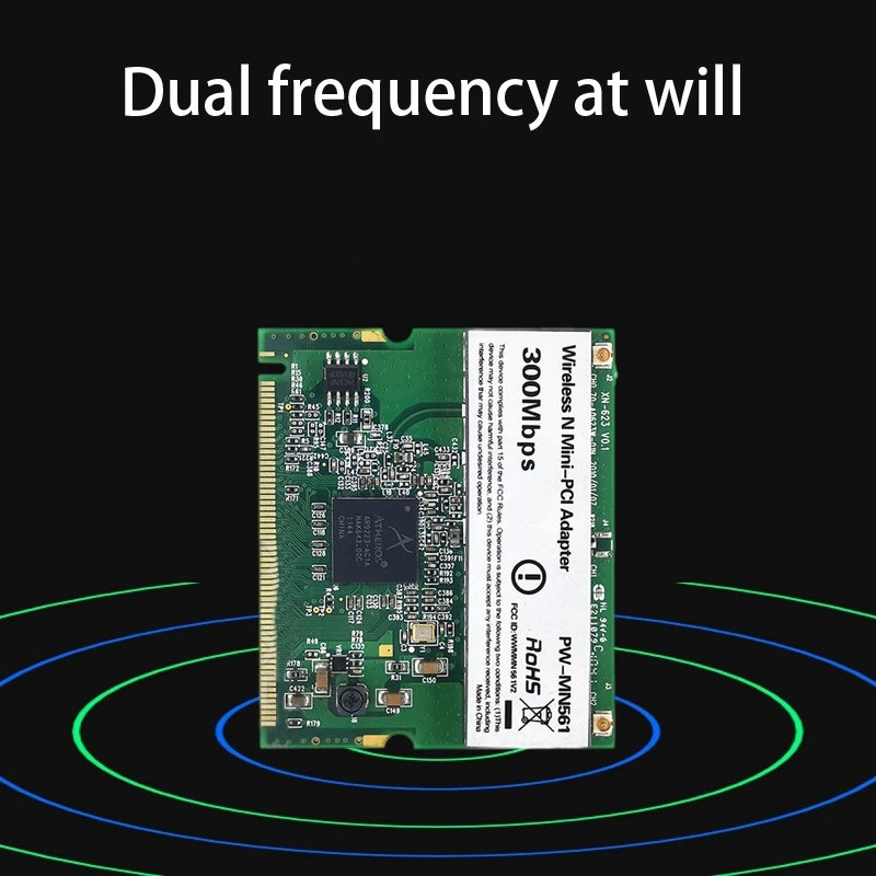 AR9223 Wireless Network Card, Mini Pci-E Built-in 300M Wireless Network Card Supports Xp, Win7/8/10
AR9223 Wireless Network Card, Mini Pci-E Built-in 300M Wireless Network Card Supports Xp, Win7/8/10