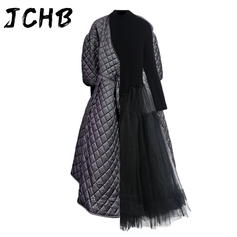 JCHB 2021 New Spring Autumn Fashion Casual Mesh Pleated Stitching Long Sleeve Elastic Waistband Slim Fit Mid Length Dress SH011
JCHB 2021 New Spring Autumn Fashion Casual Mesh Pleated Stitching Long Sleeve Elastic Waistband Slim Fit Mid Length Dress SH011
