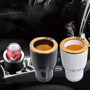 

DC12V Car Hot and Cold Cup Freezing Heating portable Hot Cup Drink Holder Beverage Can Cooler Mini Thermal Kettle Refrigerator