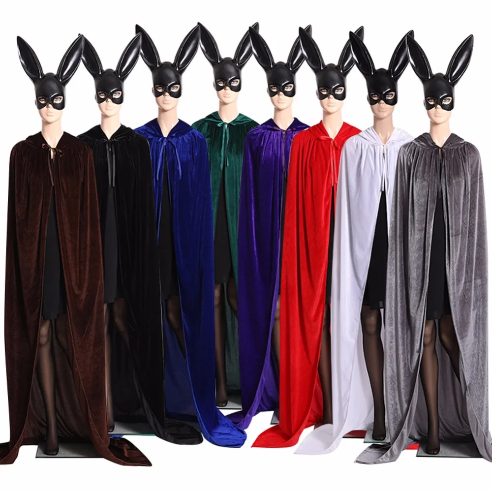 Adult Elf Witch Long Purple Green Red Black Purim Carnival Halloween Cloaks Hood and Capes Halloween Costumes for Women Men
Adult Elf Witch Long Purple Green Red Black Purim Carnival Halloween Cloaks Hood and Capes Halloween Costumes for Women Men