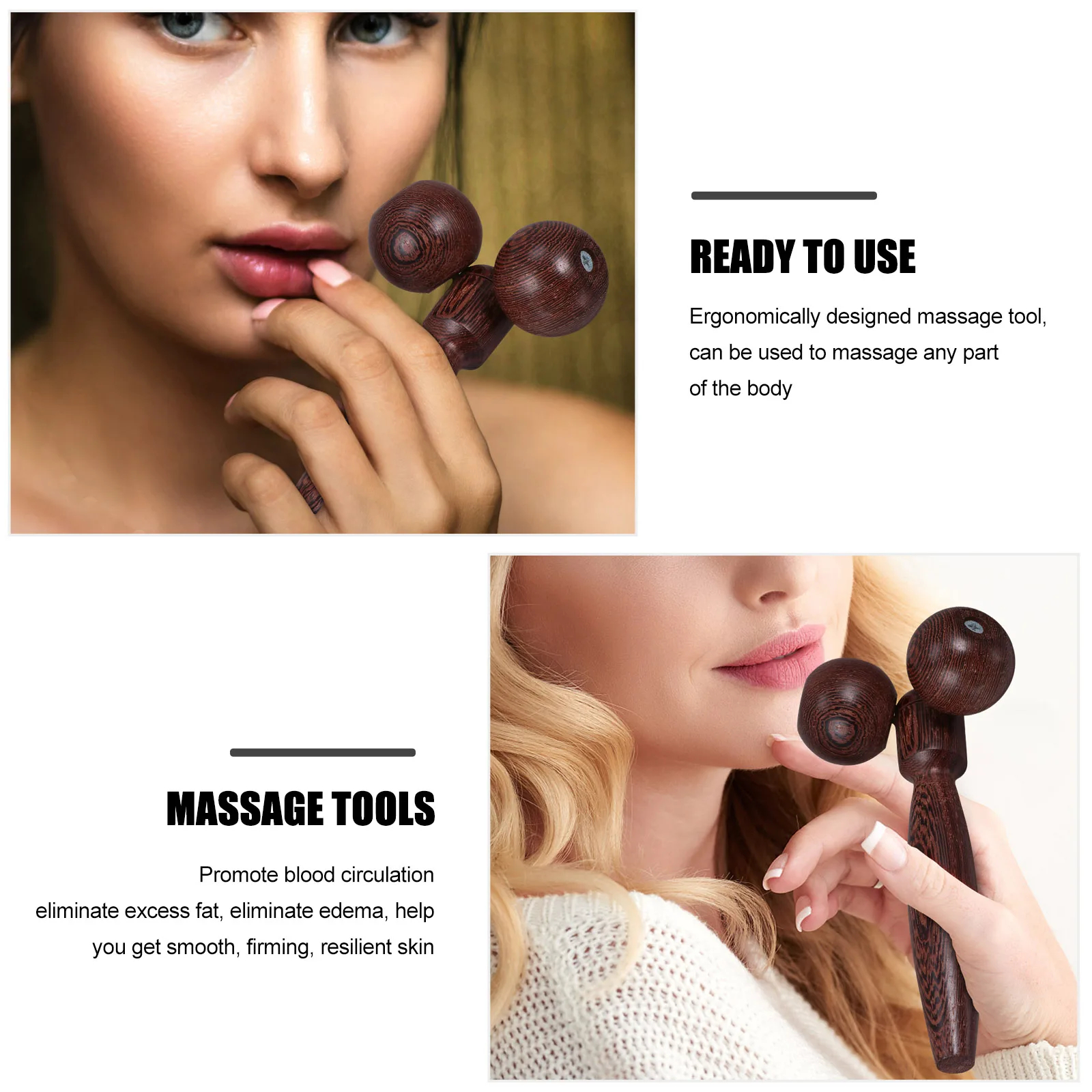 1Pc Beauty Wooden Skin Tightening Skin Lifting Massager Face Slimming Face Massage Tool
1Pc Beauty Wooden Skin Tightening Skin Lifting Massager Face Slimming Face Massage Tool