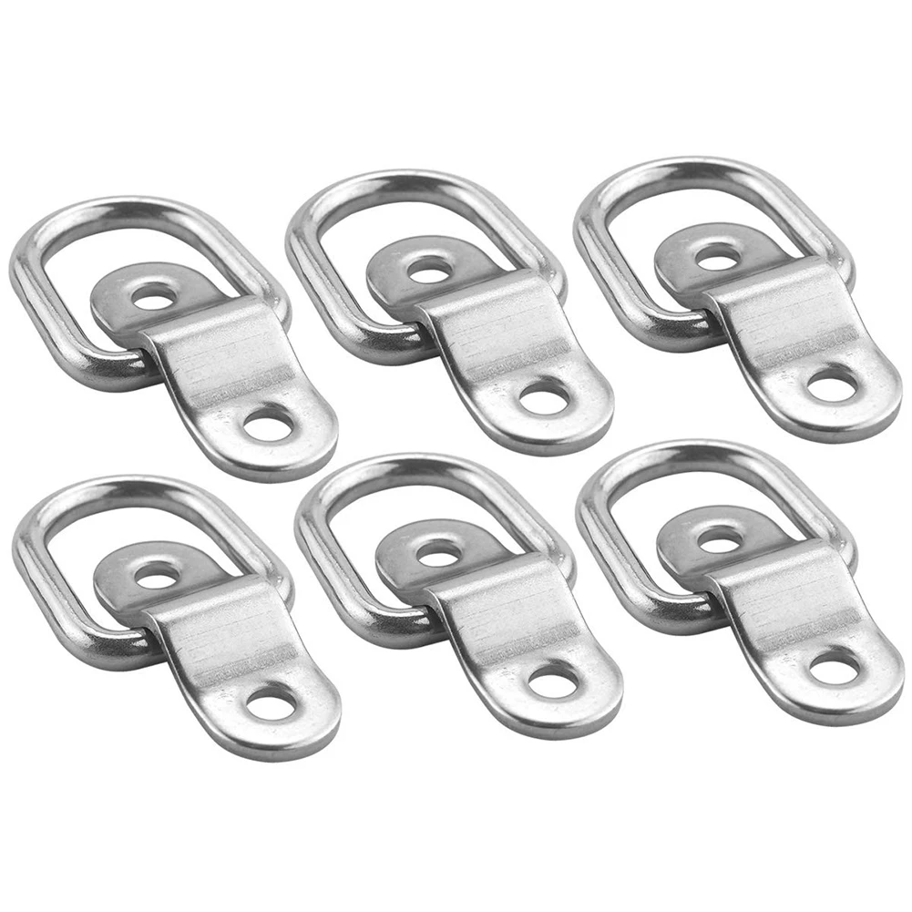 6pcs For Trailer Universal Heavy Duty Tie Down Ring Cargo Control Recessed Hardware Galvanized Iron Hauling Car D Shape Fastener
6pcs For Trailer Universal Heavy Duty Tie Down Ring Cargo Control Recessed Hardware Galvanized Iron Hauling Car D Shape Fastener