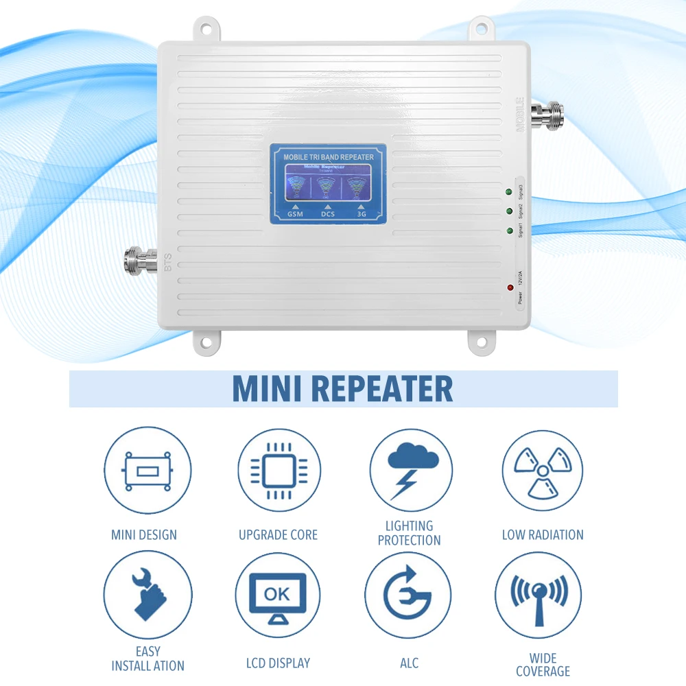 110-220 В трехполосный усилитель 900 1800 2100 GSM DCS WCDMA 2G/3G/4G LTE универсальный усилитель сигнала повторитель Комплект использование технологии ALC
110-220 В трехполосный усилитель 900 1800 2100 GSM DCS WCDMA 2G/3G/4G LTE универсальный усилитель сигнала повторитель Комплект использование технологии ALC