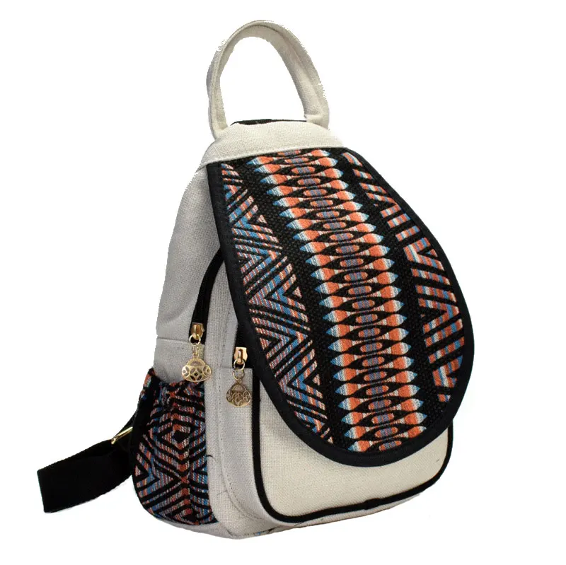 Cindoreen Women's Yi style stripe ethnic Backpack Large-capacity Flap Bag
Cindoreen Women's Yi style stripe ethnic Backpack Large-capacity Flap Bag