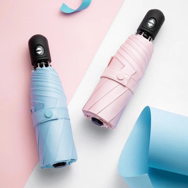 Designer Lightweight Automatic Umbrella Solid Color Anti Uv Mini Five Fold Umbrella Reverse Outdoor Parapluie Rain Gear BS50AU
Designer Lightweight Automatic Umbrella Solid Color Anti Uv Mini Five Fold Umbrella Reverse Outdoor Parapluie Rain Gear BS50AU