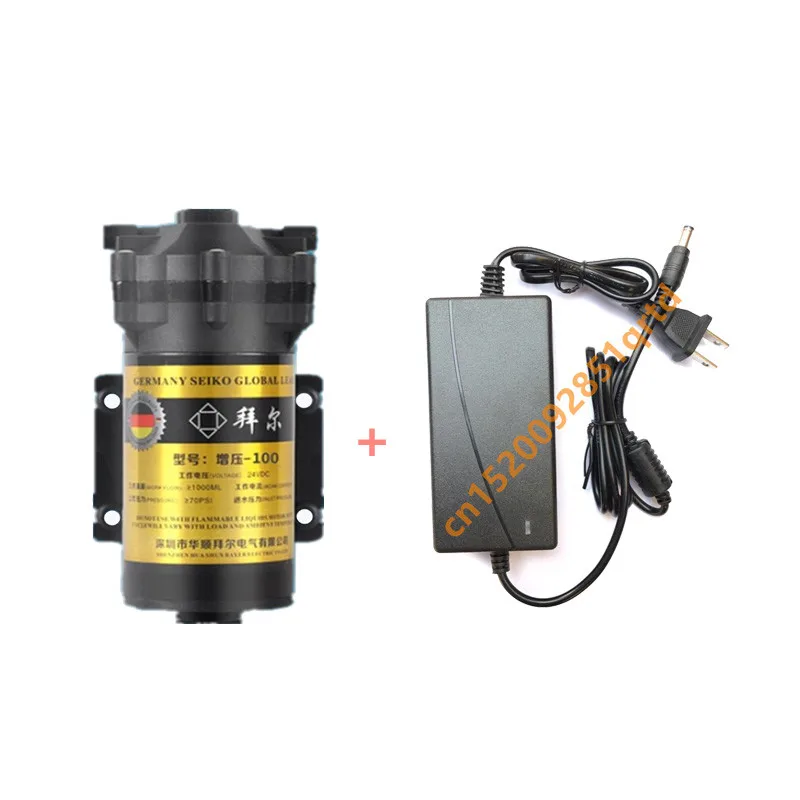 100 Gpd Diaphragm Booster Pump 24v High Pressure Pump Power Adapter Water Purifier Parts Water Reverse Osmosis System Aquarium
100 Gpd Diaphragm Booster Pump 24v High Pressure Pump Power Adapter Water Purifier Parts Water Reverse Osmosis System Aquarium