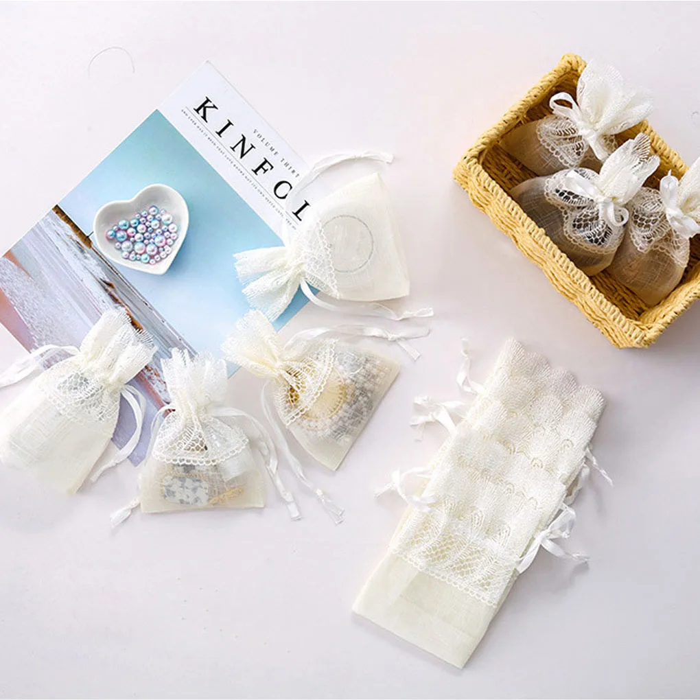 White Wedding Candy Drawstring Bag Feather Lace Jewelry Dried Flowers Storage Bag Slub Yarn Gift Pouch New
White Wedding Candy Drawstring Bag Feather Lace Jewelry Dried Flowers Storage Bag Slub Yarn Gift Pouch New
