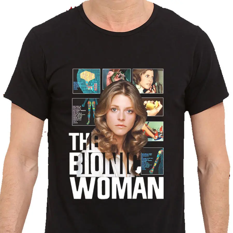 Bionic Woman Lindsay Wagner Opening Movie Scene T-SHIRT Size S To 3XL Hipster Tees Summer Mens T Shirt Solid Color
Bionic Woman Lindsay Wagner Opening Movie Scene T-SHIRT Size S To 3XL Hipster Tees Summer Mens T Shirt Solid Color