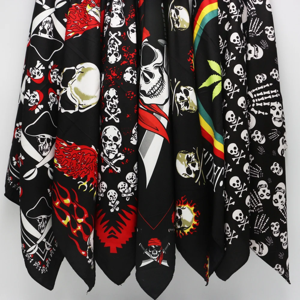 Polyester Pirates Skull Leaves Reggae Bandanas Men Hiphop Headband Headscarf Women Neckerchief Headwear Handkerchief
Polyester Pirates Skull Leaves Reggae Bandanas Men Hiphop Headband Headscarf Women Neckerchief Headwear Handkerchief