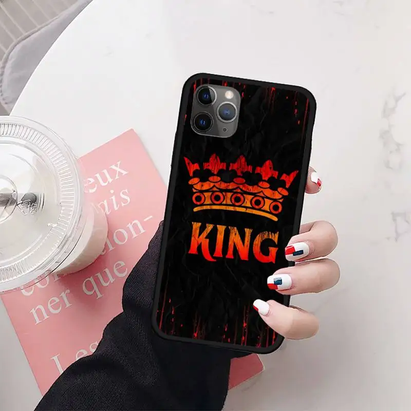 Cartoon Crown Letter King Queen Phone Case for iPhone 11 12 mini pro XS MAX 8 7 6 6S Plus X 5S SE 2020 XR
Cartoon Crown Letter King Queen Phone Case for iPhone 11 12 mini pro XS MAX 8 7 6 6S Plus X 5S SE 2020 XR