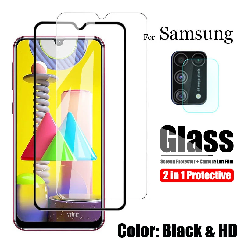2 in 1 Protective Glass for Samsung M31 M21 M11 Screen Protector On for Samsung Galaxy M30S M30 Camera Len Film HD And Black
2 in 1 Protective Glass for Samsung M31 M21 M11 Screen Protector On for Samsung Galaxy M30S M30 Camera Len Film HD And Black