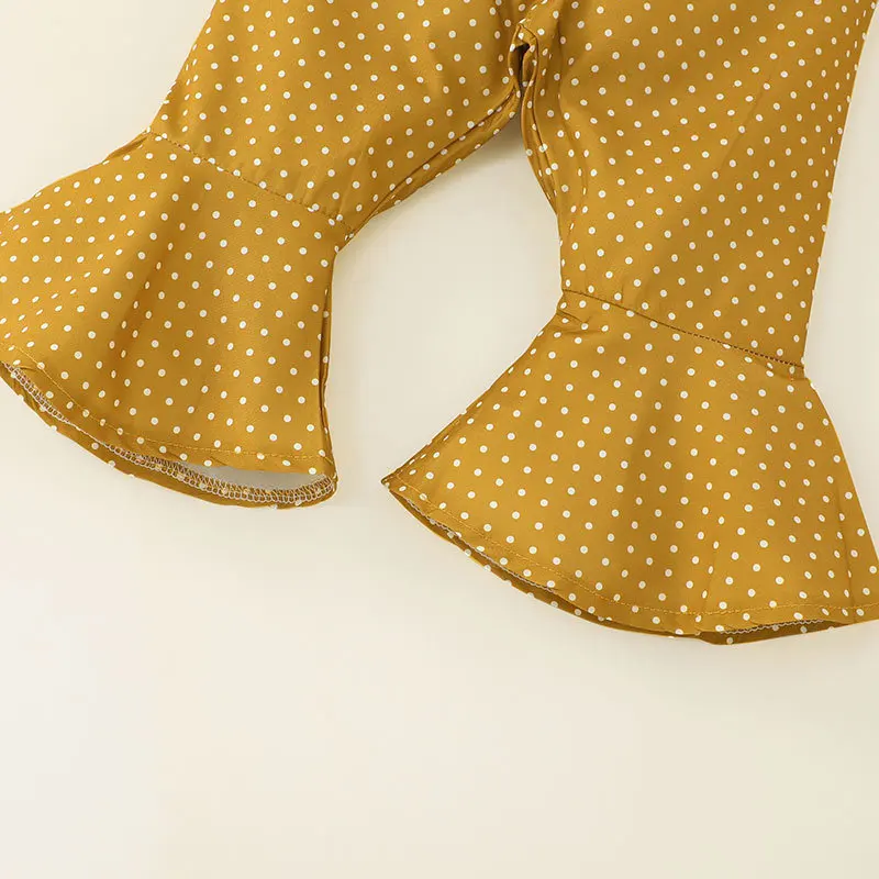 2021 Winter Children Sets Long Sleeve O Neck Print Garland Letter T-shirt Dot Flare Pants Cute 2Pcs Girls Boys Clothes Sets 0-2T
2021 Winter Children Sets Long Sleeve O Neck Print Garland Letter T-shirt Dot Flare Pants Cute 2Pcs Girls Boys Clothes Sets 0-2T