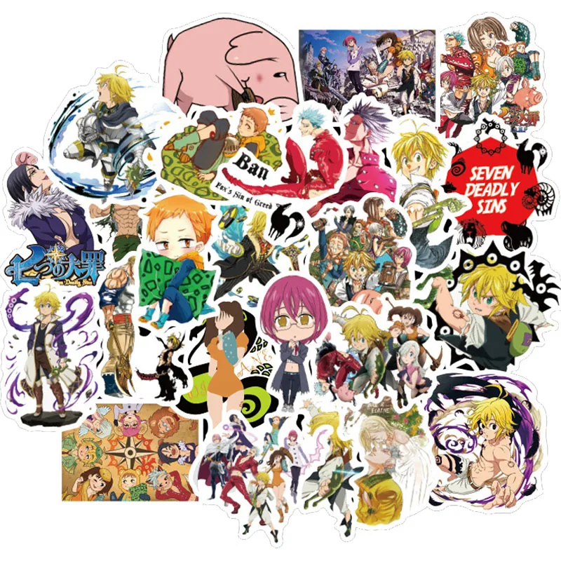 10/30/50pcs The Seven Deadly Sins Prop Stationery Stickers Waterproof PVC Cartoon Decal Sticker Skateboard Notebook Kid Gifts
10/30/50pcs The Seven Deadly Sins Prop Stationery Stickers Waterproof PVC Cartoon Decal Sticker Skateboard Notebook Kid Gifts