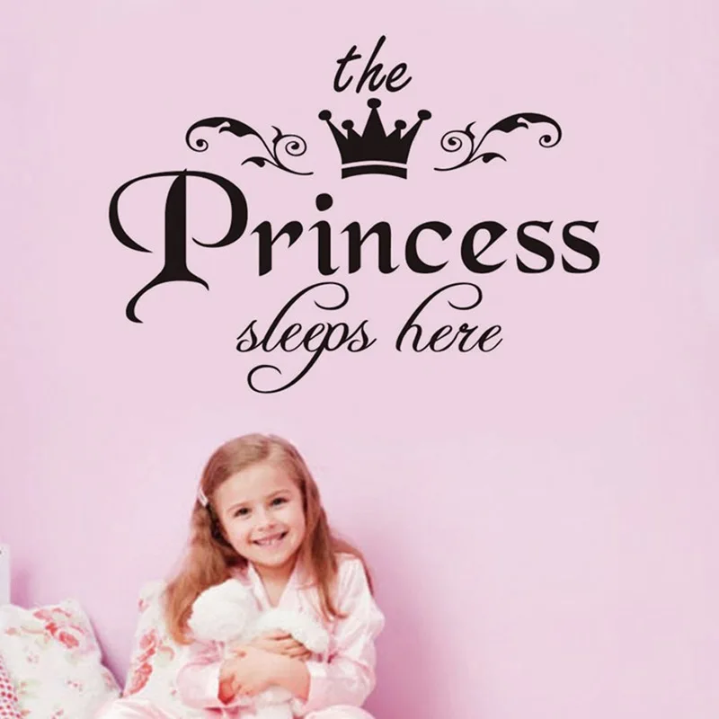 HHHOME Baby Girls Room Wall stickers for Kids Rooms Door Sticker Home Decor Wall Decal Princeness Sleep Here
HHHOME Baby Girls Room Wall stickers for Kids Rooms Door Sticker Home Decor Wall Decal Princeness Sleep Here