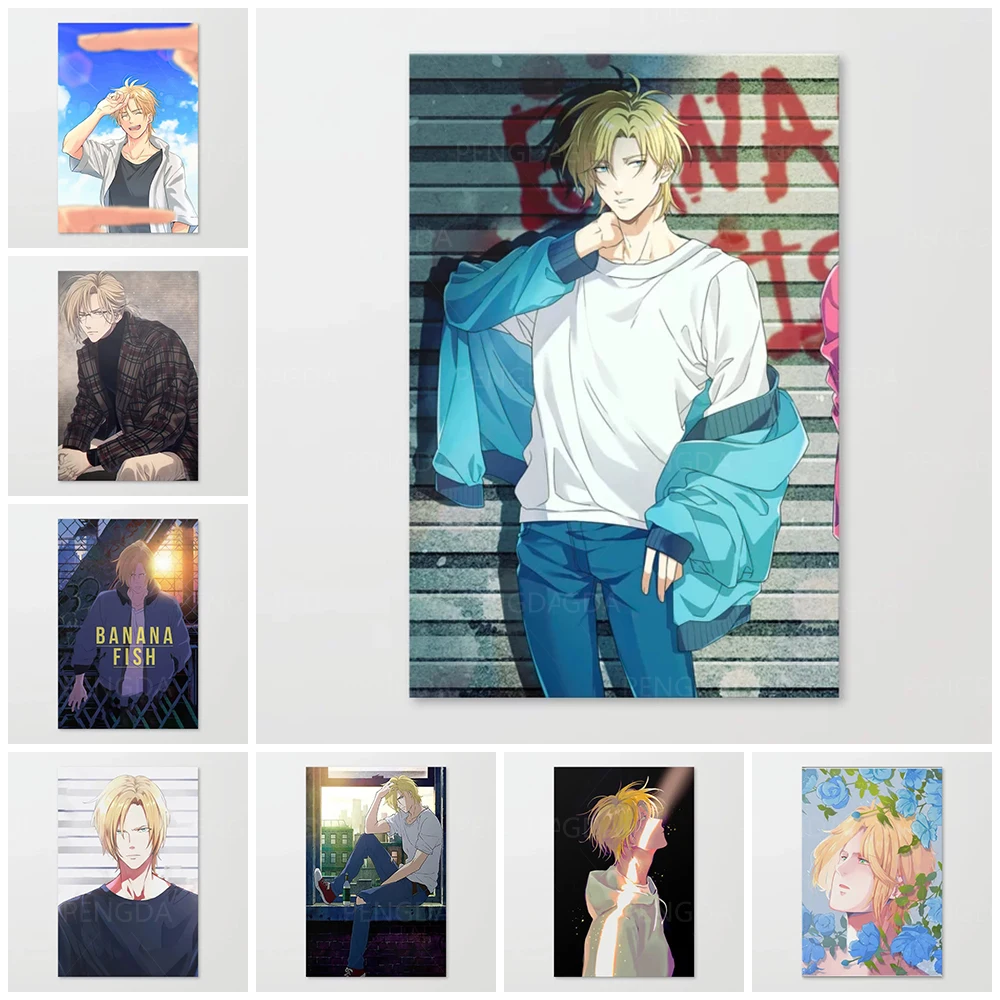 Prints Painting Wall Artwork Modular Canvas Banana Fish Poster Picture Japan Anime Home Decoration For Kids Bedside Background
Prints Painting Wall Artwork Modular Canvas Banana Fish Poster Picture Japan Anime Home Decoration For Kids Bedside Background
