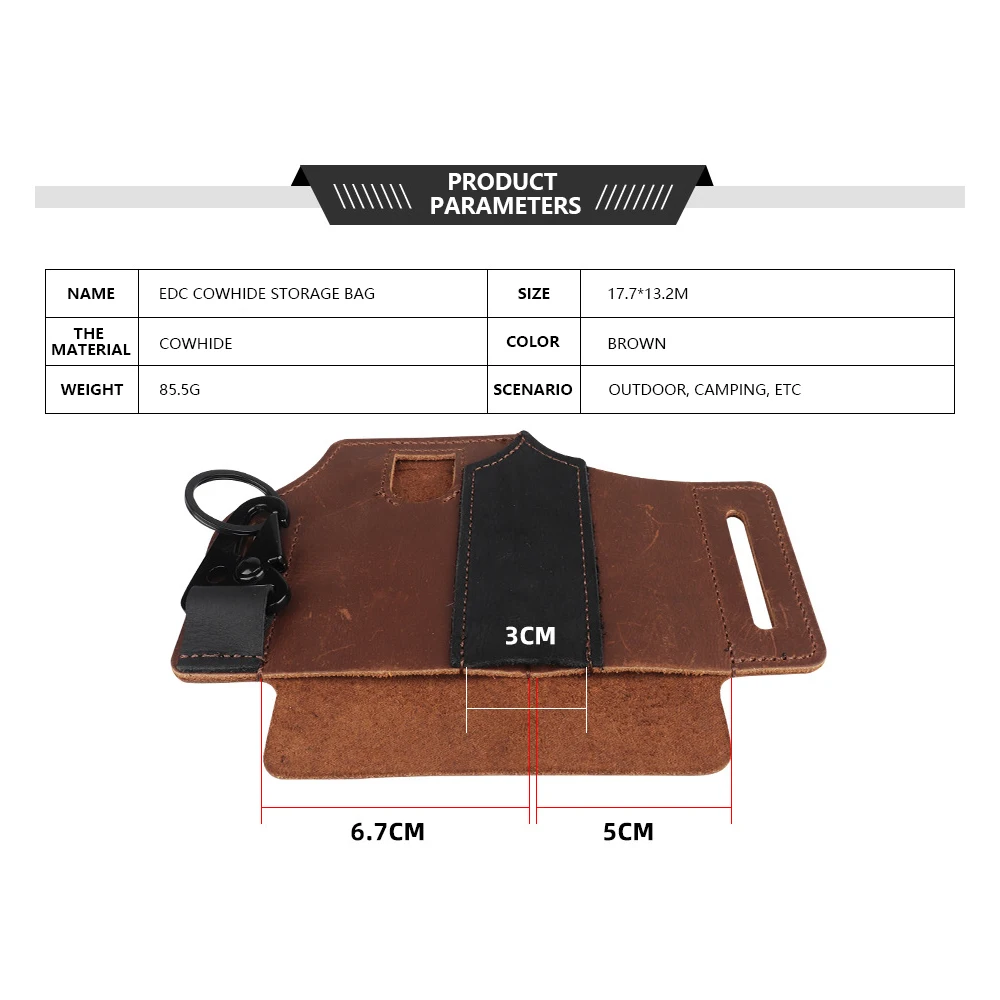 Vintage Style Waist Bag Multifunctional Storage Retro Handmade Leather Belt Bag Outdoor Survival Hanging Waist Set
Vintage Style Waist Bag Multifunctional Storage Retro Handmade Leather Belt Bag Outdoor Survival Hanging Waist Set