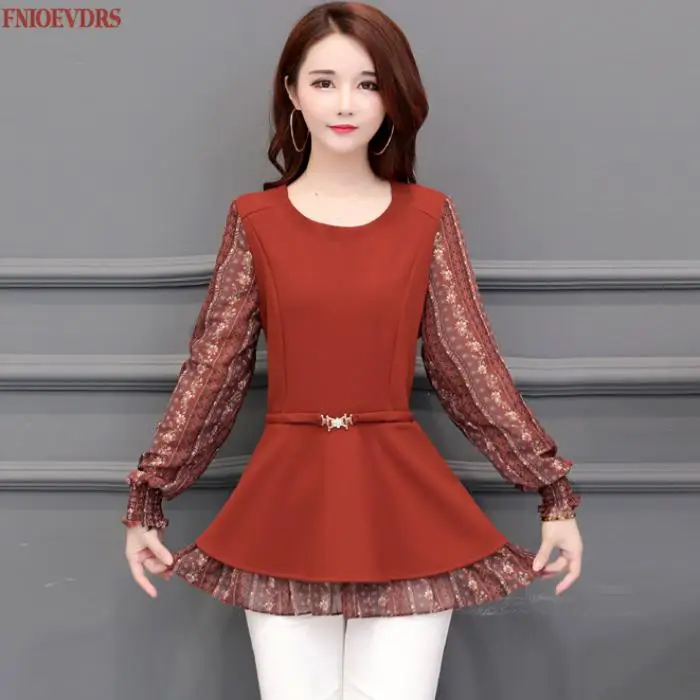 Autumn Basic Shirts Blouses Long Sleeve Patchwork Faux Two Piece Belly Peplum Tops Women Camisas Femininas Elegantes
Autumn Basic Shirts Blouses Long Sleeve Patchwork Faux Two Piece Belly Peplum Tops Women Camisas Femininas Elegantes