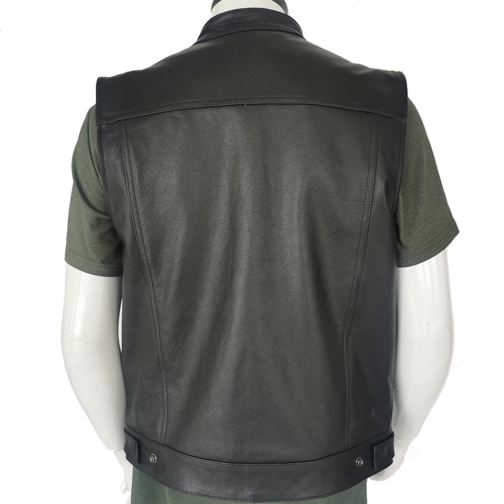 Classical Motorcycle Biker Leather Vest Men Genuine Leather Sleeveless Jackets 100% REAL Cowhide/Sheepskin Asian Size S-6XL M232
Classical Motorcycle Biker Leather Vest Men Genuine Leather Sleeveless Jackets 100% REAL Cowhide/Sheepskin Asian Size S-6XL M232