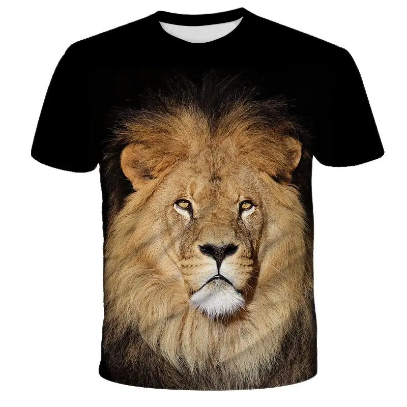 2021 Personalized Lion Men's T-Shirt 3D Printed Short-Sleeved T-Shirt Male Summer Hip-Hop O-Collar Casual T-Shirt Tops
2021 Personalized Lion Men's T-Shirt 3D Printed Short-Sleeved T-Shirt Male Summer Hip-Hop O-Collar Casual T-Shirt Tops