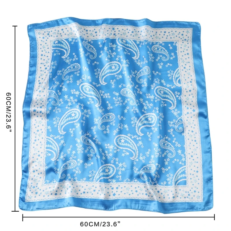 Shiny Neck Scarf Classic Square Shawl Smooth Lightweight Head Covers Women Essential Headdress Accessory For Parties Celebration 
Shiny Neck Scarf Classic Square Shawl Smooth Lightweight Head Covers Women Essential Headdress Accessory For Parties Celebration