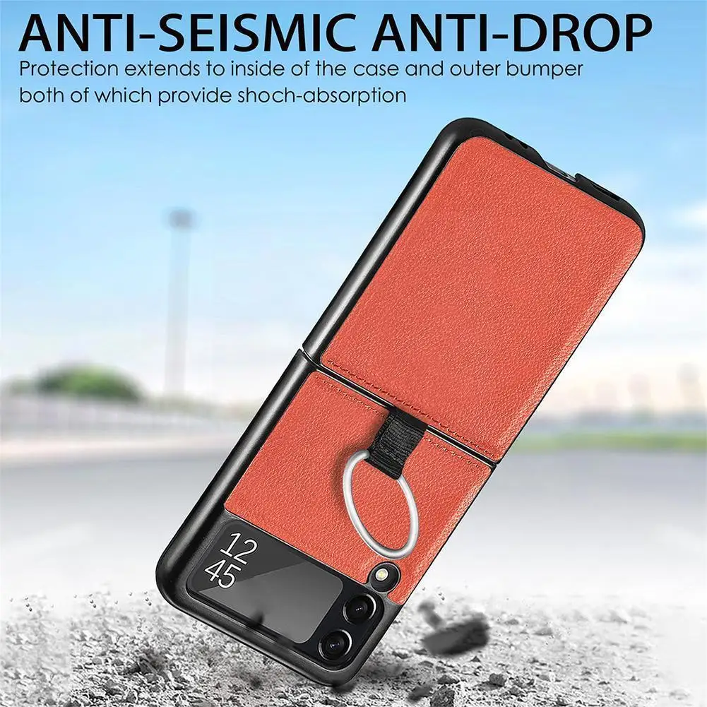 1pc Phone Suitable For Z Flip 3 5g Mobile Phone Frosted Leather Hard Plastic With Ring L0d8
1pc Phone Suitable For Z Flip 3 5g Mobile Phone Frosted Leather Hard Plastic With Ring L0d8