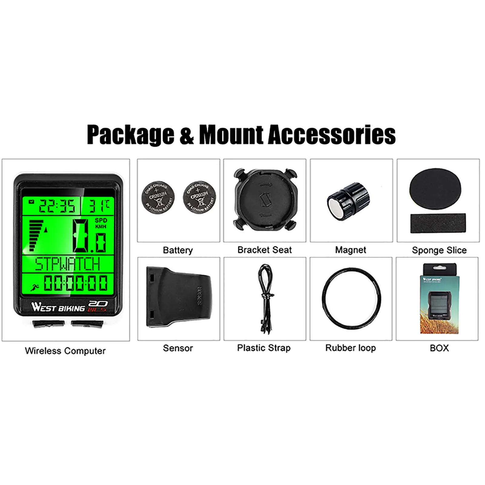 Wireless Bike Computer Five Languages Waterproof Bicycle Speedometer With Lcd Display Wireless Code Meter Speed Monitor
Wireless Bike Computer Five Languages Waterproof Bicycle Speedometer With Lcd Display Wireless Code Meter Speed Monitor