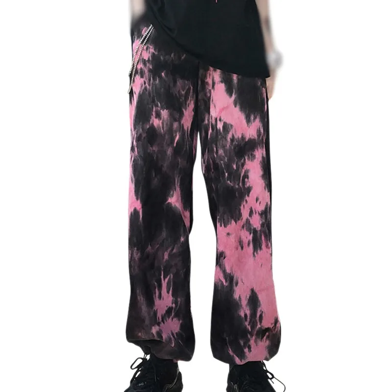 Fashion Wide-leg Pants Women's Autumn Clothes Korean Tie-dye Beam Pants Loose-fitting Casual Tousers
Fashion Wide-leg Pants Women's Autumn Clothes Korean Tie-dye Beam Pants Loose-fitting Casual Tousers
