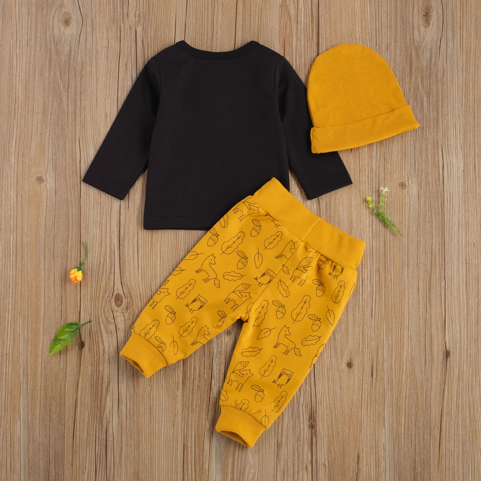 Pudcoco 2020 Autumn 0-24M Toddler Baby Boy Girl 3Pcs Set Fox Acorn Print Long Sleeve Top+Cartoon Animal Pants+Hat Infant Outfits 
Pudcoco 2020 Autumn 0-24M Toddler Baby Boy Girl 3Pcs Set Fox Acorn Print Long Sleeve Top+Cartoon Animal Pants+Hat Infant Outfits