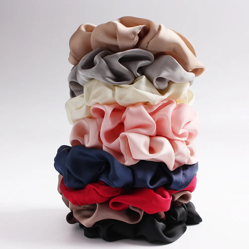 Fashion Women Solid Scrunchies Lady Elastic Hairbands Satin Hair Bands Girls Hair Tie Hair Skrunchy Accessories
Fashion Women Solid Scrunchies Lady Elastic Hairbands Satin Hair Bands Girls Hair Tie Hair Skrunchy Accessories