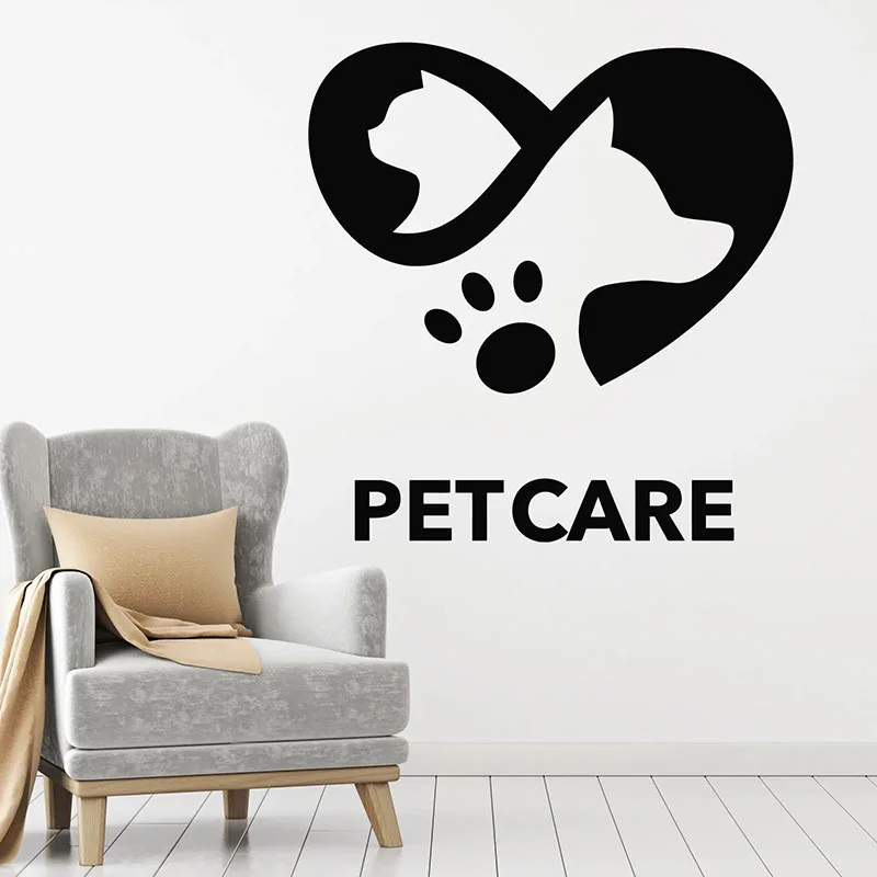 Pet Care Wall Decal Love Animals Friendship Dog Cat Door Window Vinyl Stickers Veterinary Clinic Pets Shop Interior Decor E578
Pet Care Wall Decal Love Animals Friendship Dog Cat Door Window Vinyl Stickers Veterinary Clinic Pets Shop Interior Decor E578