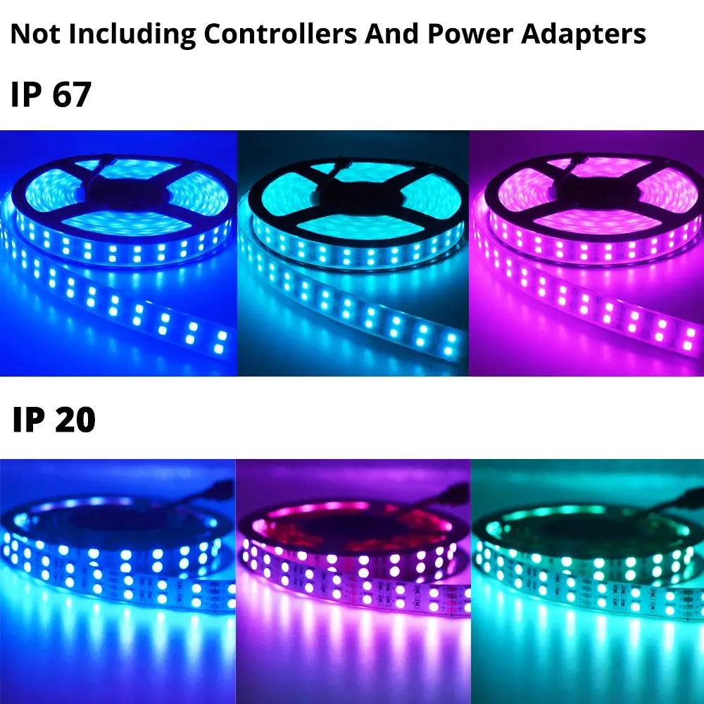 5m/lot 5050SMD 600led Double Row Waterproof Strip DC 12V 120led/m Waterproof RGB Warm White Led Strip Flexible Ribbon Tape Light
5m/lot 5050SMD 600led Double Row Waterproof Strip DC 12V 120led/m Waterproof RGB Warm White Led Strip Flexible Ribbon Tape Light